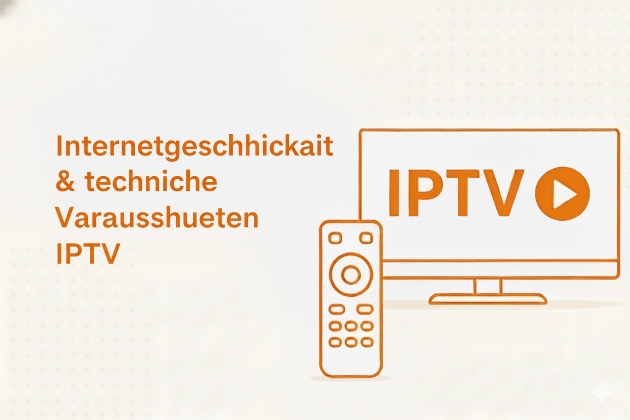 Internetgeschwindigkeit & technische Voraussetzungen für IPTV
